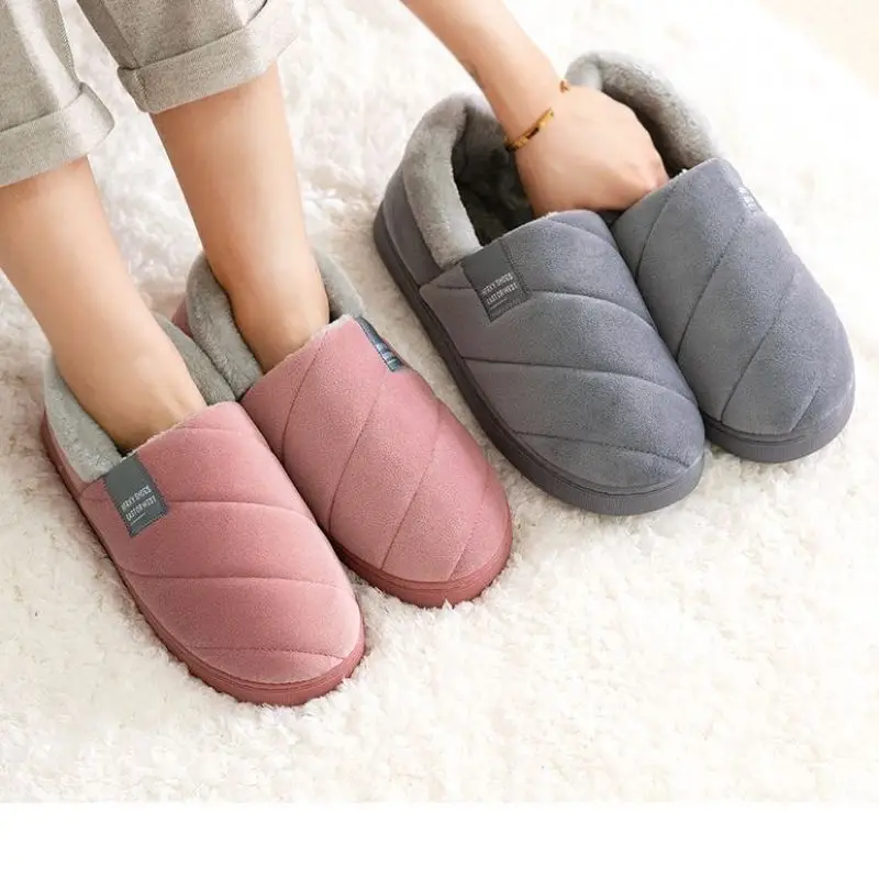 Women Cotton Warm Slippers Autumn Winter Indoor - Image 23