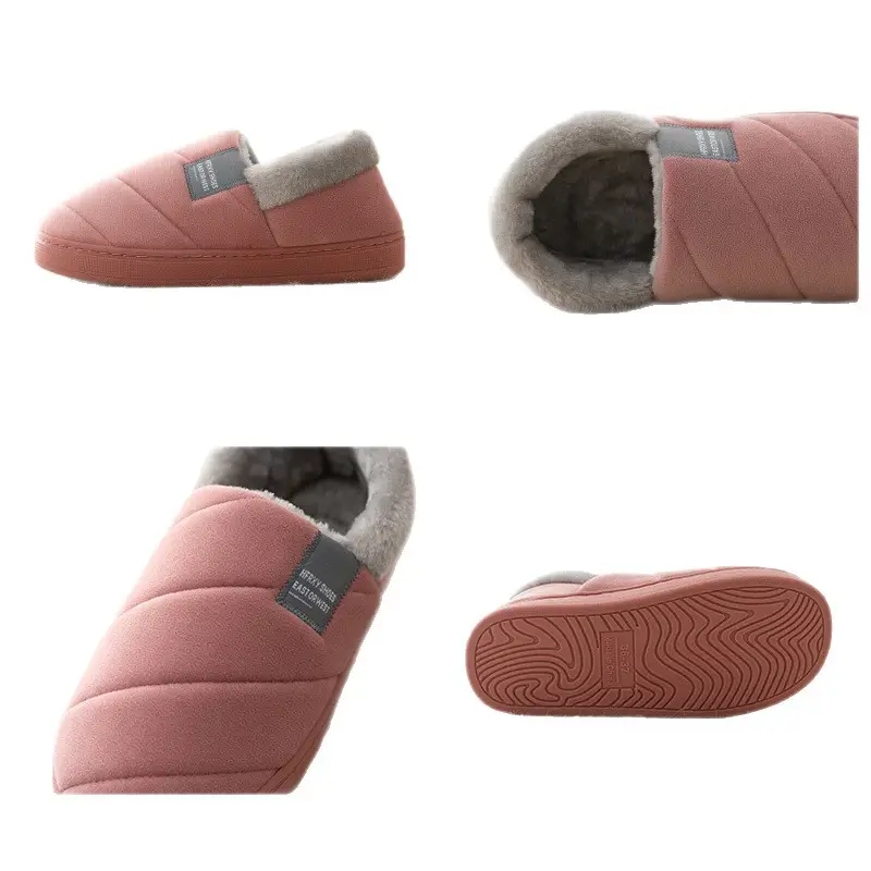 Women Cotton Warm Slippers Autumn Winter Indoor - Image 25