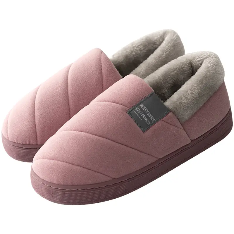 Women Cotton Warm Slippers Autumn Winter Indoor - Image 9