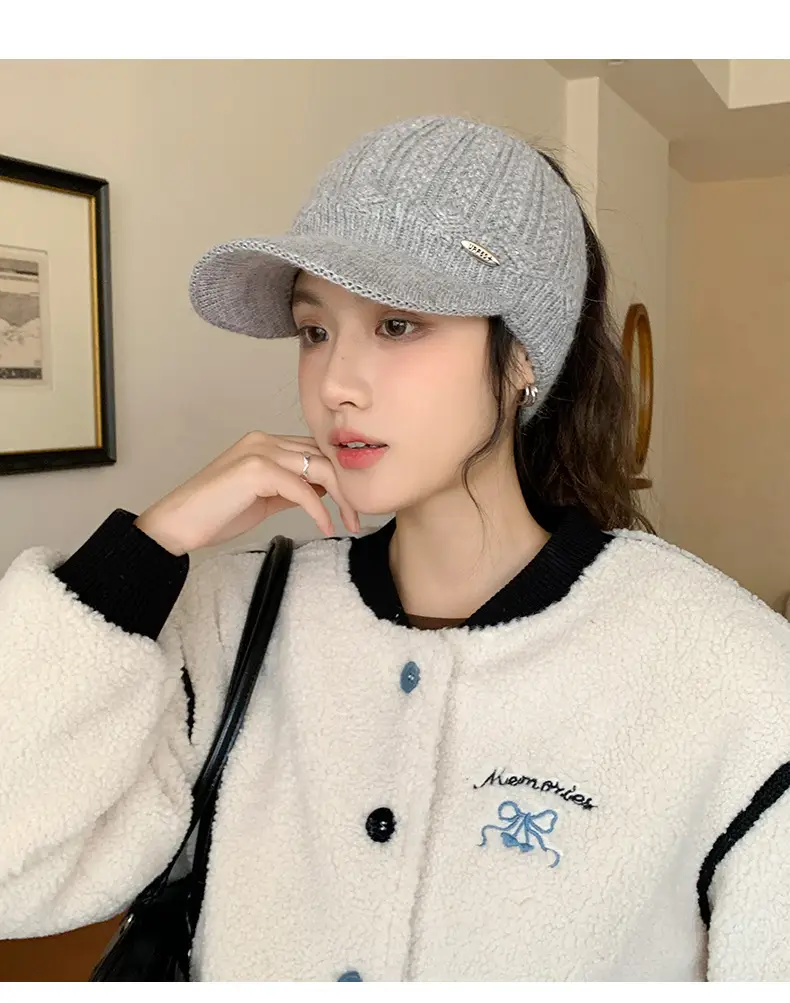 Korean Style Knitted Windproof Hat for Women — feature 20