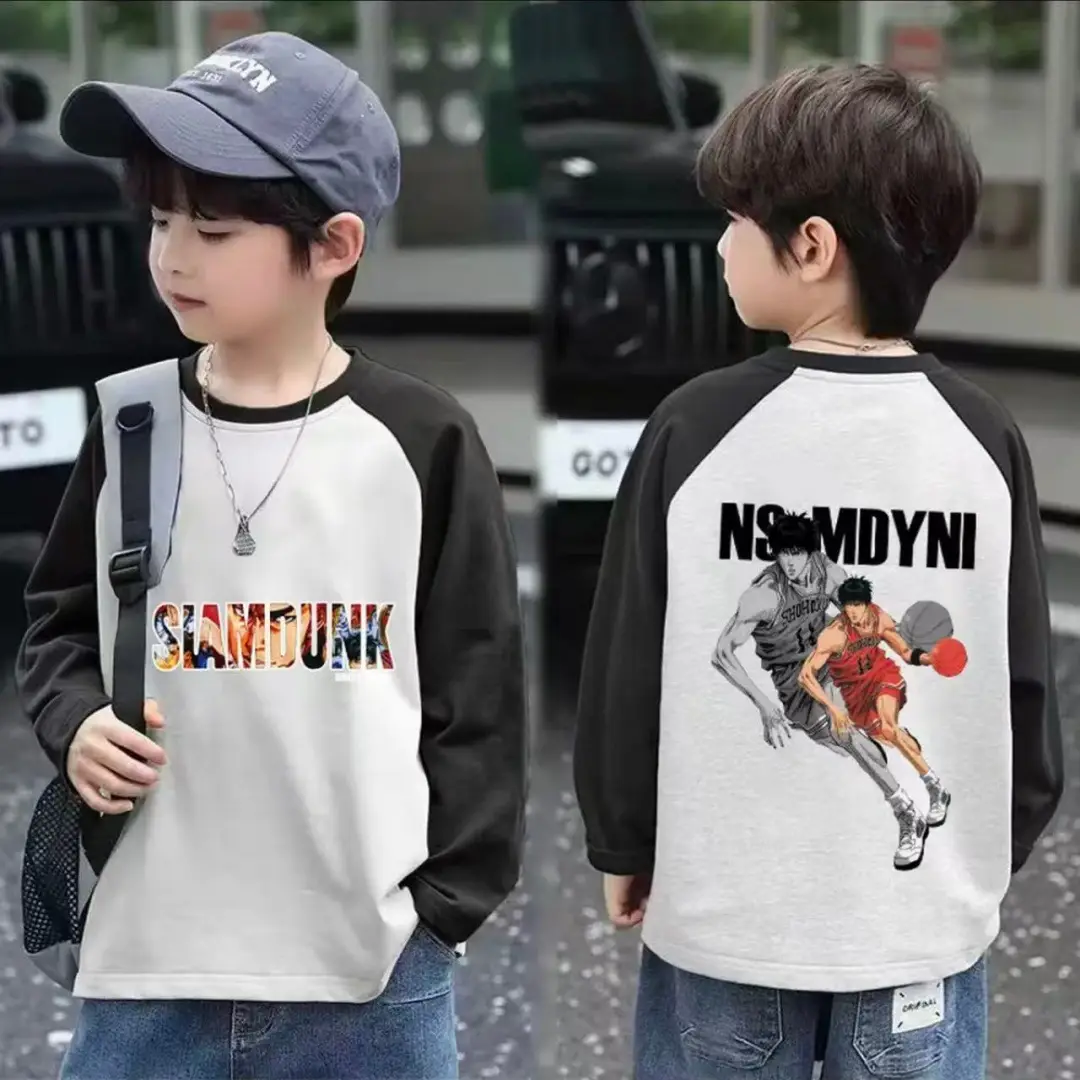 Boys Pure Cotton Raglan T-Shirt Sandfox Graphic - Image 5