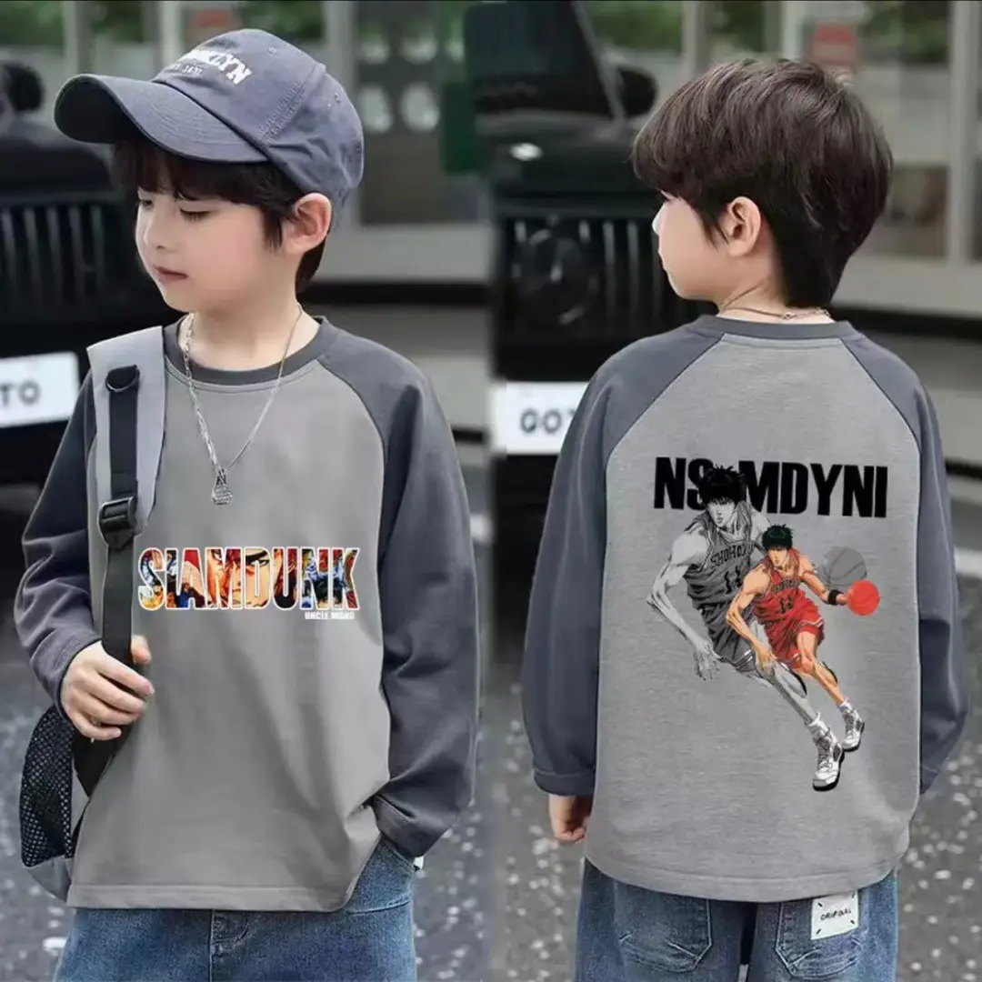 Boys Pure Cotton Raglan T-Shirt Sandfox Graphic - Image 7