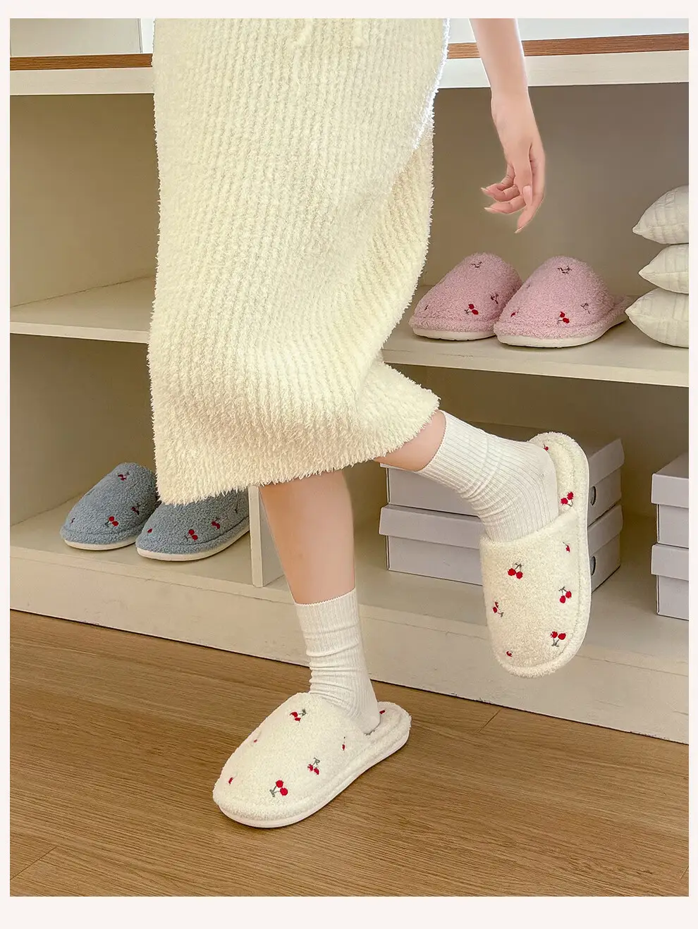 Women's Sandals, Women's Summer Bathroom Thickened Warm Thick-Soled Home Indoor and Outdoor Slippers, Couple Models Wholesale — feature 8