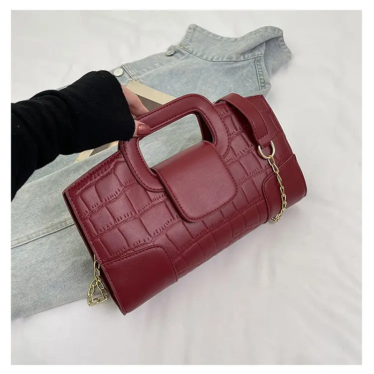 Red Croc Embroidered Crossbody Bag for Women — feature 16