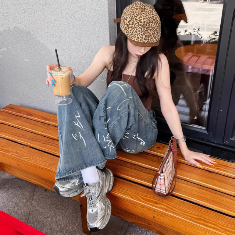Women Leopard Print Forward Cap Autumn Winter - Image 4