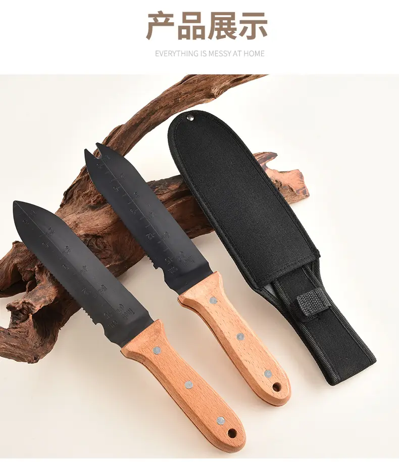 Multifunctional Hand Shovel, Garden Shovel, Gardening Shovel, Fishing Shovel, Camping Multi-Purpose Tool, Stainless Steel for Wild Vegetables and Gardening — feature 9