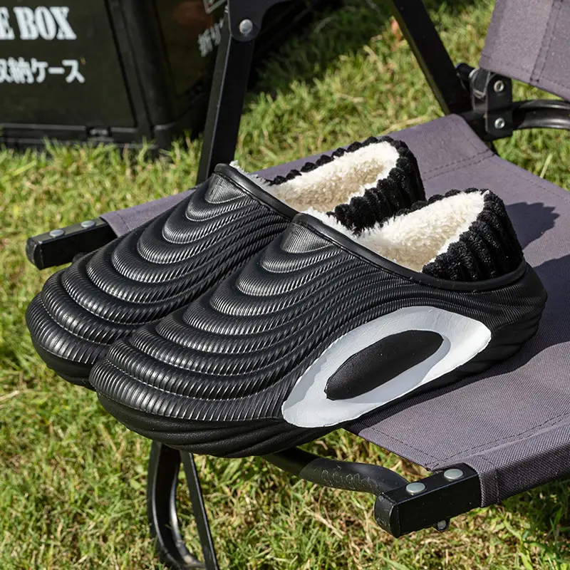 Women's Ultra-Thick Black Slipper Warm Winter - Image 5