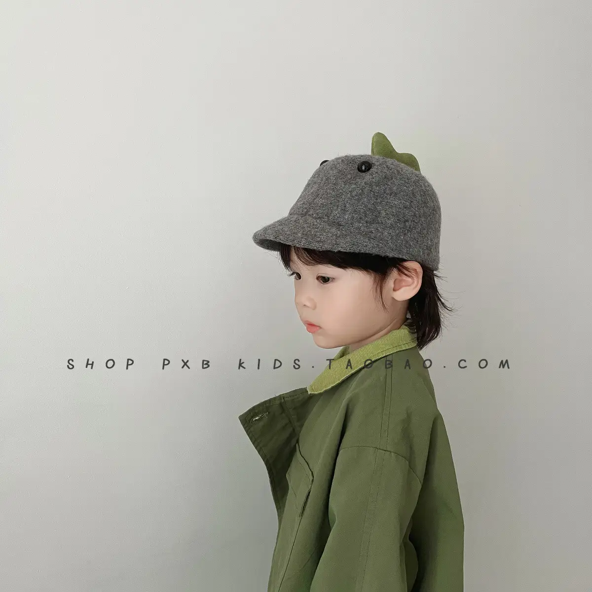 Little Dinosaur Woolen Hat for Kids Autumn Winter