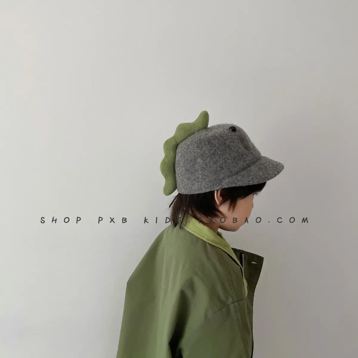 Little Dinosaur Woolen Hat for Kids Autumn Winter