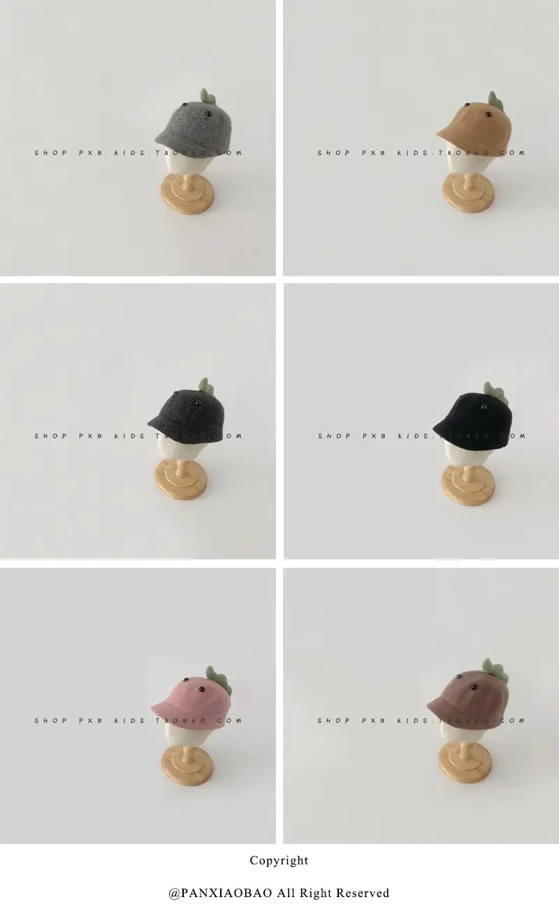 Little Dinosaur Woolen Hat for Kids Autumn Winter — feature 22