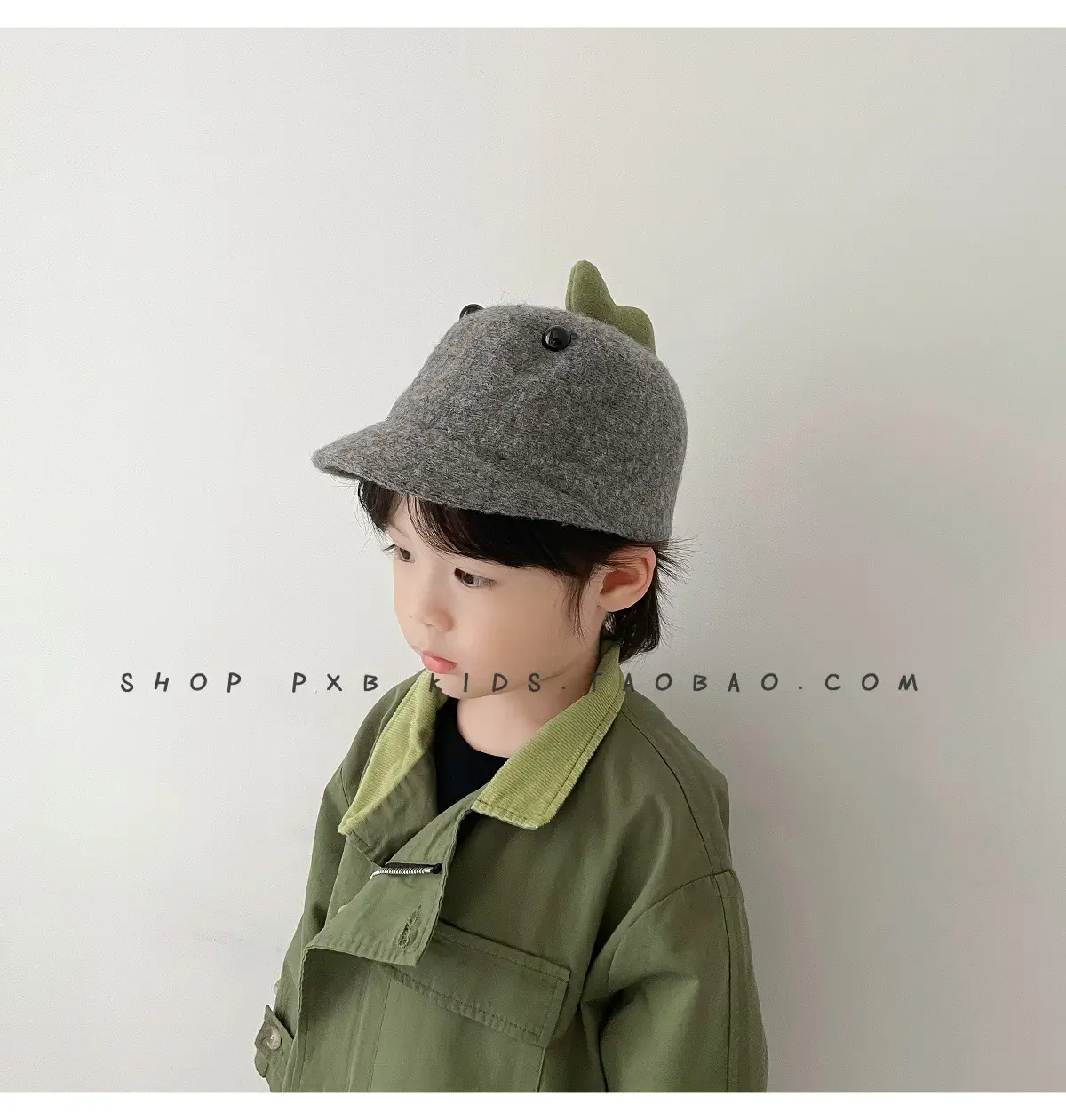 Little Dinosaur Woolen Hat for Kids Autumn Winter — feature 6