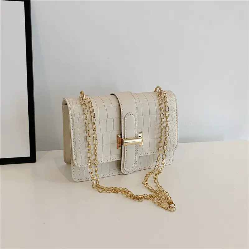 Black Chain Shoulder Bag for Women - Image 2