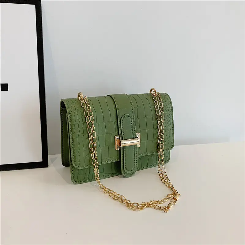 Black Chain Shoulder Bag for Women - Image 4