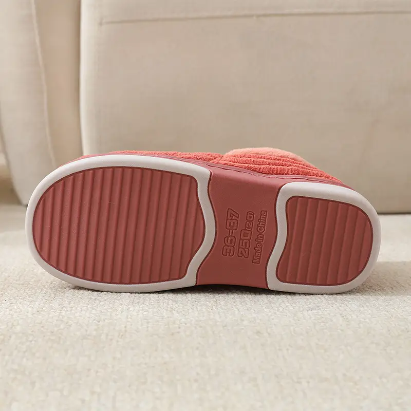 Autumn and Winter Cotton Slippers for Women New Winter Indoor Home Warm Anti-Slip Anti-Odor Furry Slippers for Men - Image 8