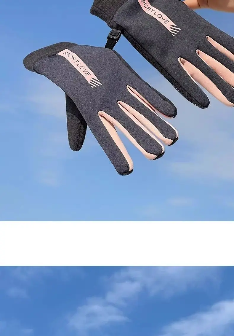 Winter Gloves for Men and Women, Velvet, Warm, Touch Screen, Cycling, Non-Slip, Outdoor, Windproof, Driving, Water Repellent, Thickeneded, Cold Protection — feature 11