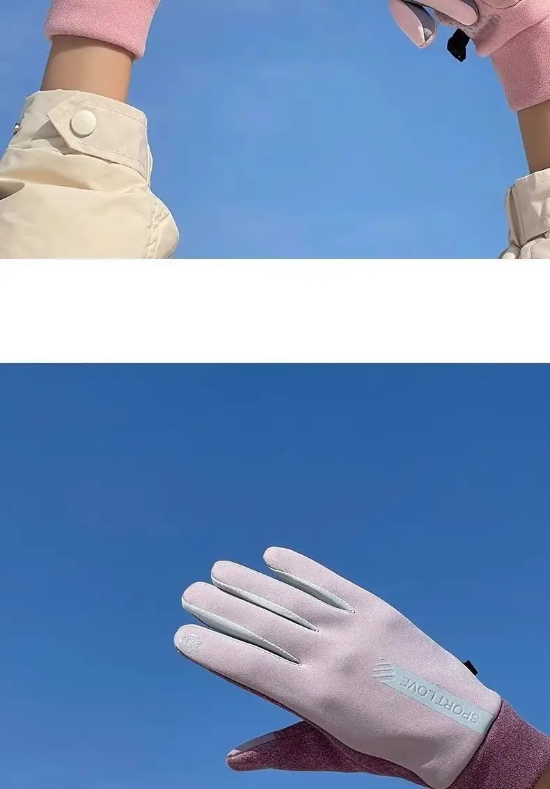 Winter Gloves for Men and Women, Velvet, Warm, Touch Screen, Cycling, Non-Slip, Outdoor, Windproof, Driving, Water Repellent, Thickeneded, Cold Protection — feature 15