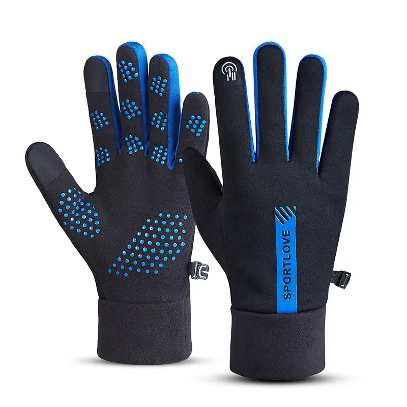 Winter Gloves for Men and Women, Velvet, Warm, Touch Screen, Cycling, Non-Slip, Outdoor, Windproof, Driving, Water Repellent, Thickeneded, Cold Protection