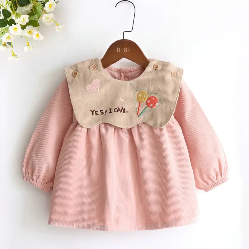 Coveralls for Baby Girls and Kidsren, Waterproof, Anti-Dirty, Thick, Reverse Dressing, Eating Bibs, Kindergarten Baby Protective Clothing, Autumn and Winter — feature 14