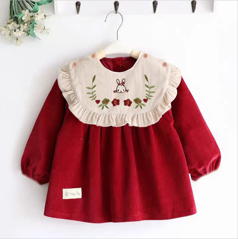 Coveralls for Baby Girls and Kidsren, Waterproof, Anti-Dirty, Thick, Reverse Dressing, Eating Bibs, Kindergarten Baby Protective Clothing, Autumn and Winter — feature 17