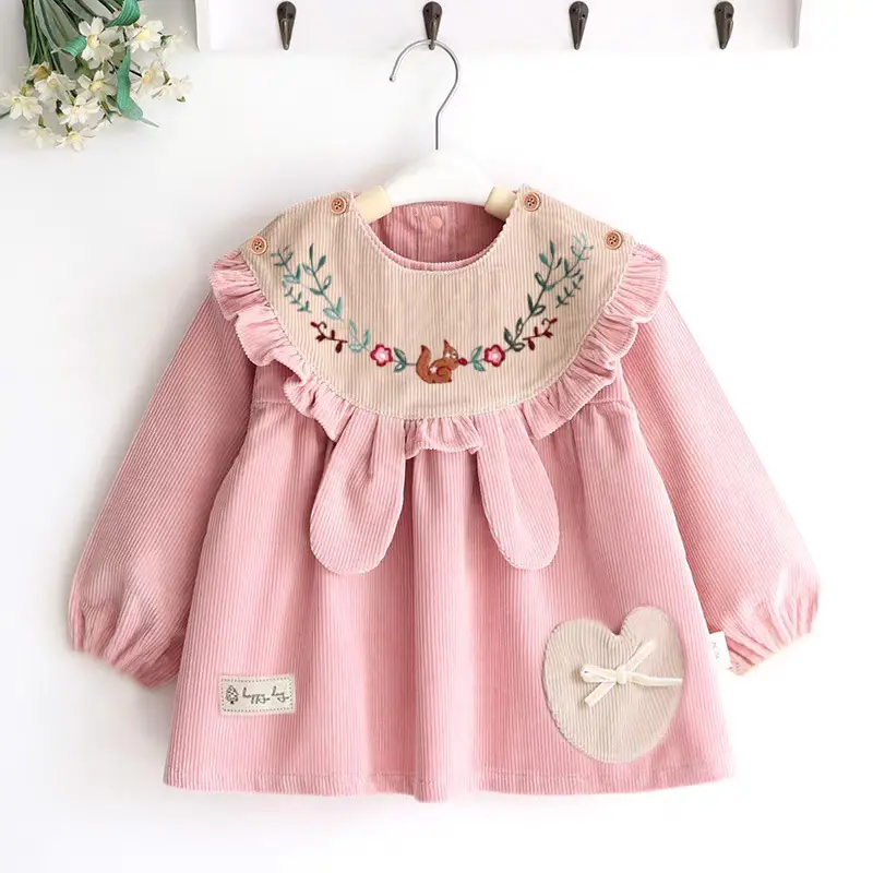 Coveralls for Baby Girls and Kidsren, Waterproof, Anti-Dirty, Thick, Reverse Dressing, Eating Bibs, Kindergarten Baby Protective Clothing, Autumn and Winter — feature 20