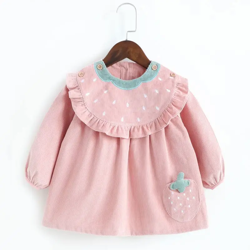 Coveralls for Baby Girls and Kidsren, Waterproof, Anti-Dirty, Thick, Reverse Dressing, Eating Bibs, Kindergarten Baby Protective Clothing, Autumn and Winter