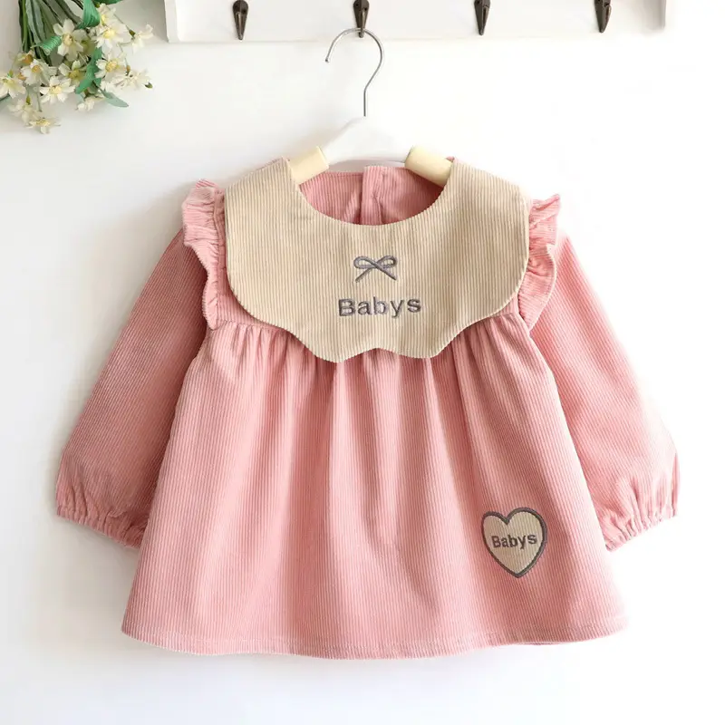 Coveralls for Baby Girls and Kidsren, Waterproof, Anti-Dirty, Thick, Reverse Dressing, Eating Bibs, Kindergarten Baby Protective Clothing, Autumn and Winter