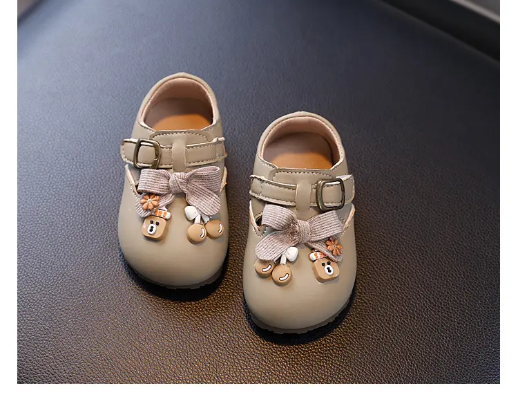 Korean Style Baby Cartoon Shoes for Girls Small Leather — feature 12