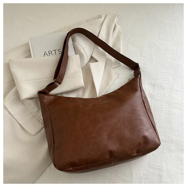 Red Leather Shoulder Bag for Women Large Capacity — feature 20
