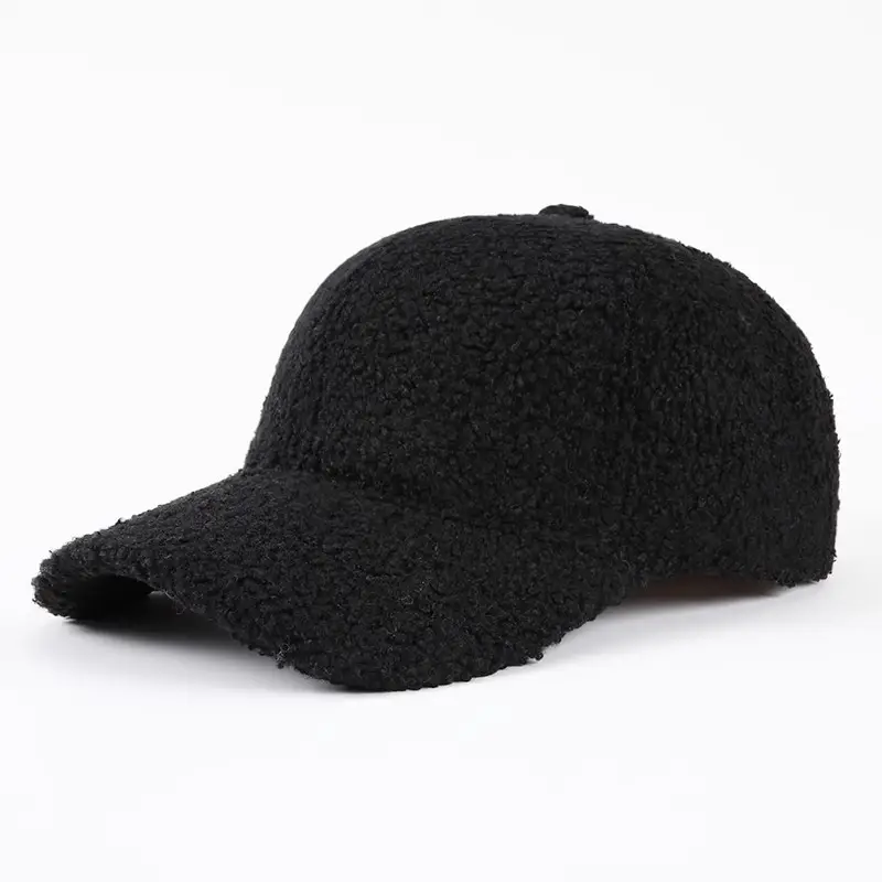 Women's Lamb Wool Baseball Cap Warm Korean Style - Image 2