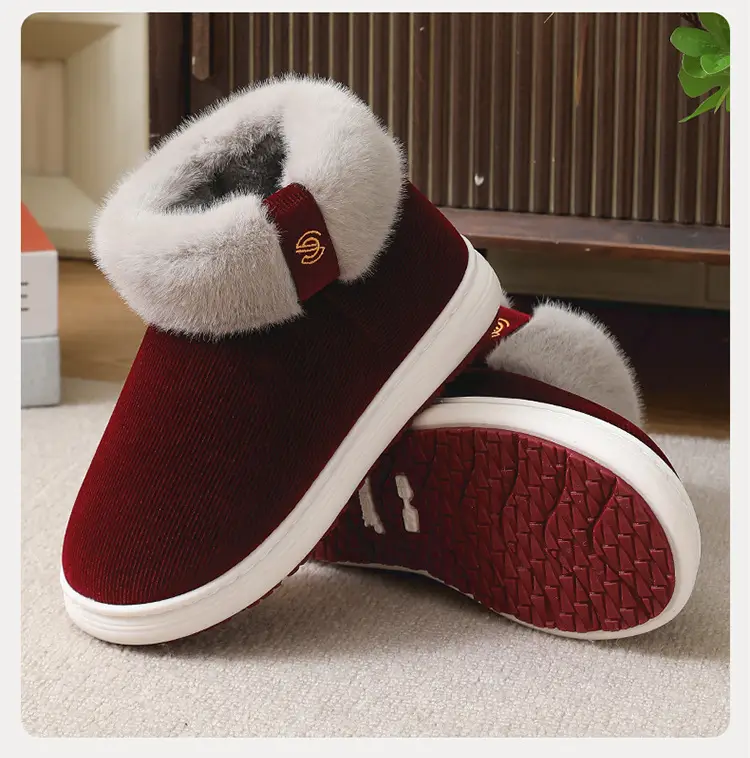 Elderly Cotton Shoes, Non-Slip, Men's Winter Fleece-Lined Warm Old-Fashioned Cotton Slippers for Middle-Aged and Elderly Women, Suitable for Outdoor Wear, Available for Dropshipping — feature 13