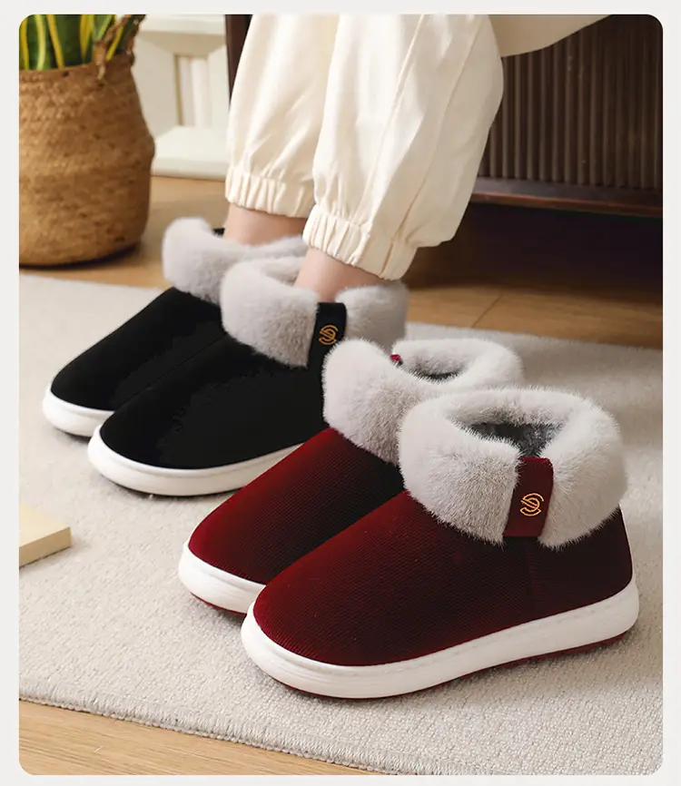 Elderly Cotton Shoes, Non-Slip, Men's Winter Fleece-Lined Warm Old-Fashioned Cotton Slippers for Middle-Aged and Elderly Women, Suitable for Outdoor Wear, Available for Dropshipping — feature 14