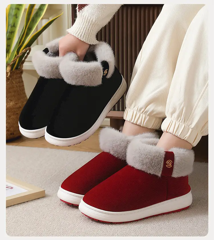 Elderly Cotton Shoes, Non-Slip, Men's Winter Fleece-Lined Warm Old-Fashioned Cotton Slippers for Middle-Aged and Elderly Women, Suitable for Outdoor Wear, Available for Dropshipping — feature 16