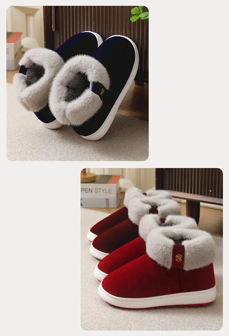 Elderly Cotton Shoes, Non-Slip, Men's Winter Fleece-Lined Warm Old-Fashioned Cotton Slippers for Middle-Aged and Elderly Women, Suitable for Outdoor Wear, Available for Dropshipping — feature 17