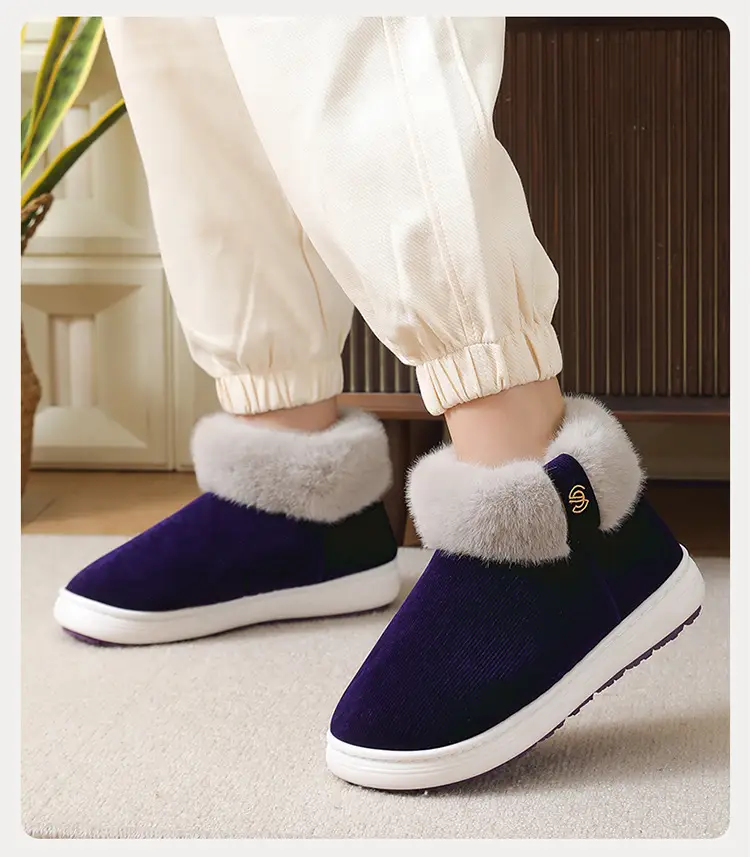 Elderly Cotton Shoes, Non-Slip, Men's Winter Fleece-Lined Warm Old-Fashioned Cotton Slippers for Middle-Aged and Elderly Women, Suitable for Outdoor Wear, Available for Dropshipping — feature 18