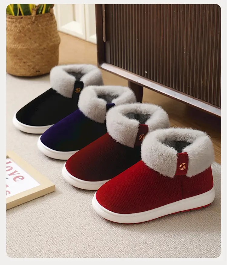 Elderly Cotton Shoes, Non-Slip, Men's Winter Fleece-Lined Warm Old-Fashioned Cotton Slippers for Middle-Aged and Elderly Women, Suitable for Outdoor Wear, Available for Dropshipping — feature 19
