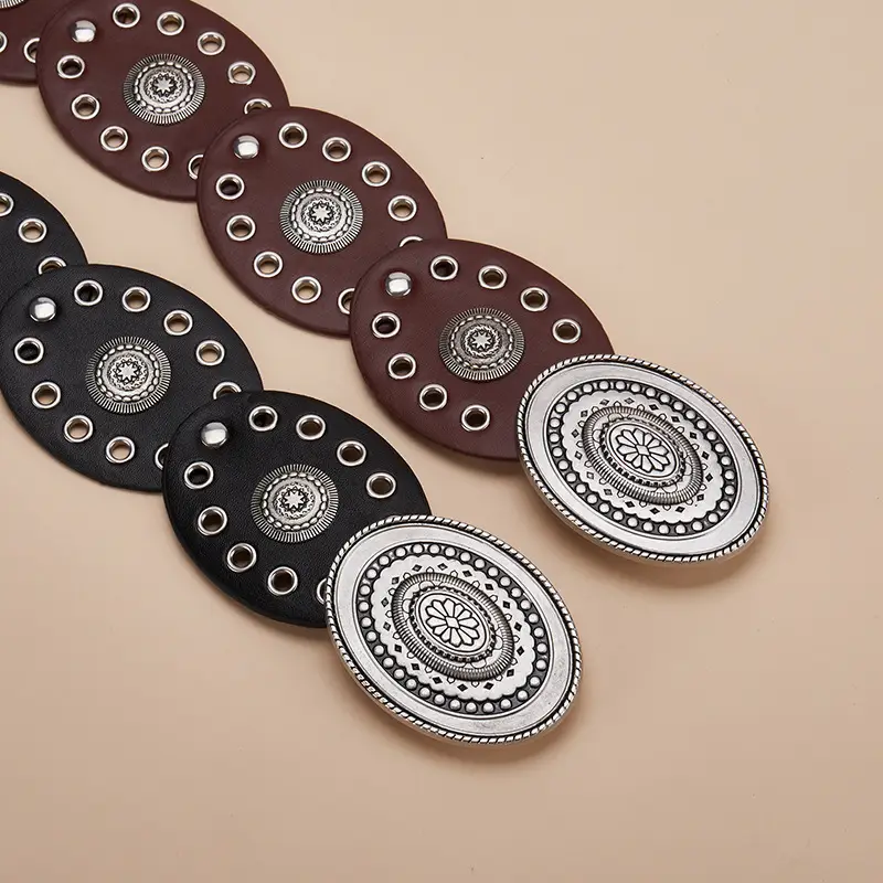 Women Crossbody Belt with Hollow Decorative Design - Image 4