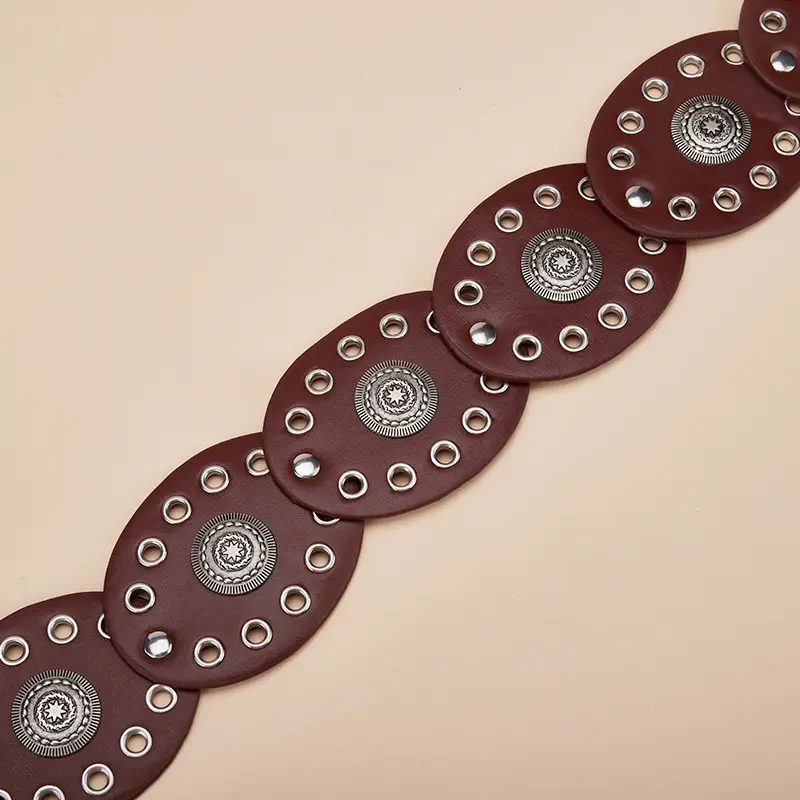 Women Crossbody Belt with Hollow Decorative Design — feature 5