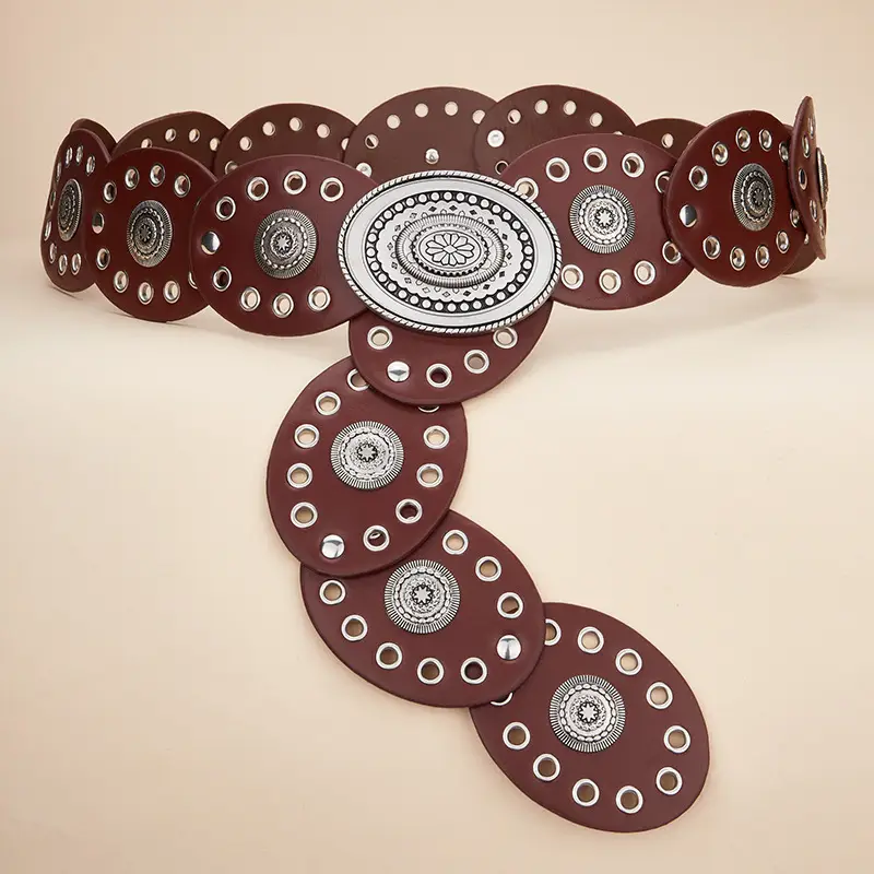 Women Crossbody Belt with Hollow Decorative Design - Image 2