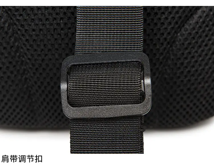 Men's Navy Blue Crossbody Chest Bag with Adjustable Strap — feature 36