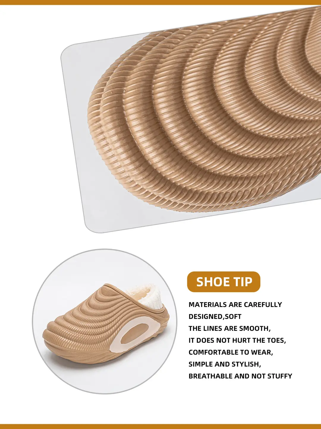 Waterproof Couple Cotton Slippers Men's Home Slippers Women's Baotou Soft Sole Non-Slip Thickeneded Warm Autumn and Winter — feature 1