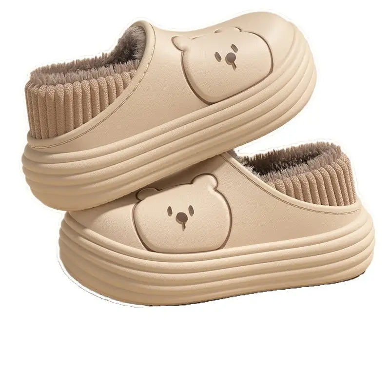 Women's Cotton Slip-On Warm Shoes for Indoor Winter - Image 11