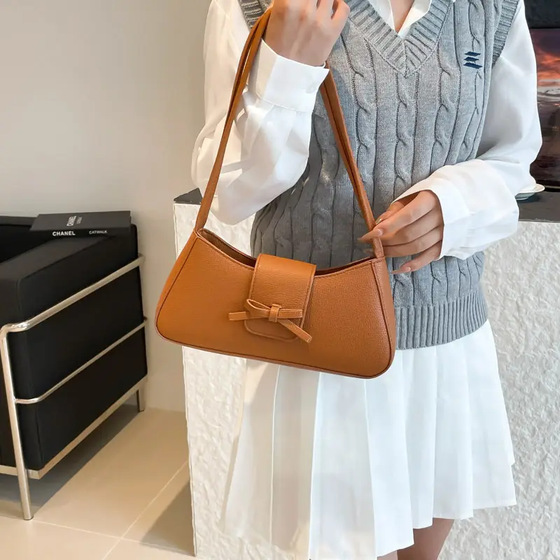 Wholesale Textured Light Luxury Handbag Small Square Bag Women's Bag - Image 9