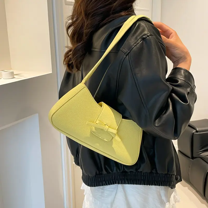 Wholesale Textured Light Luxury Handbag Small Square Bag Women's Bag - Image 10
