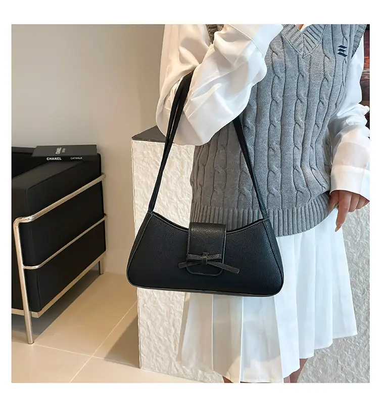 Wholesale Textured Light Luxury Handbag Small Square Bag Women's Bag — feature 14