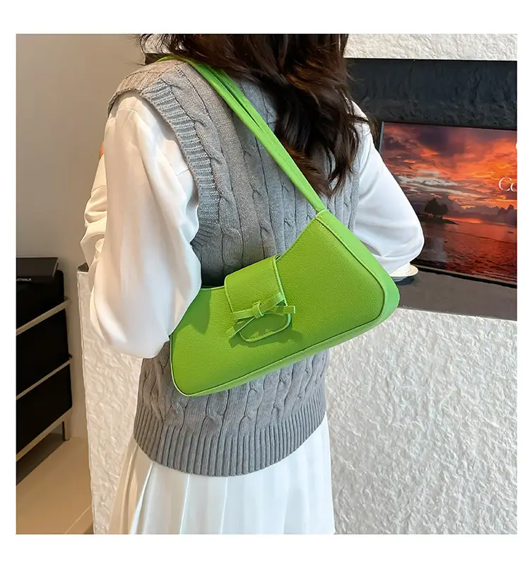 Wholesale Textured Light Luxury Handbag Small Square Bag Women's Bag — feature 19