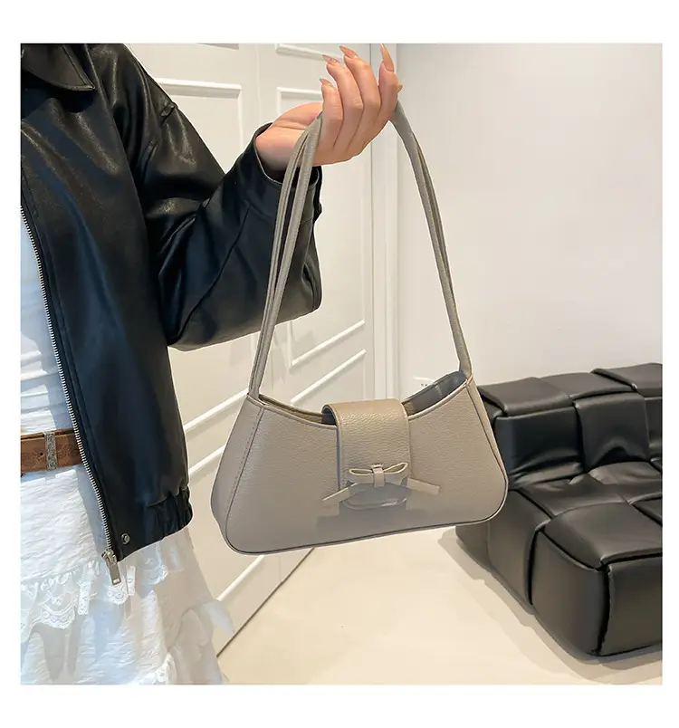 Wholesale Textured Light Luxury Handbag Small Square Bag Women's Bag — feature 21