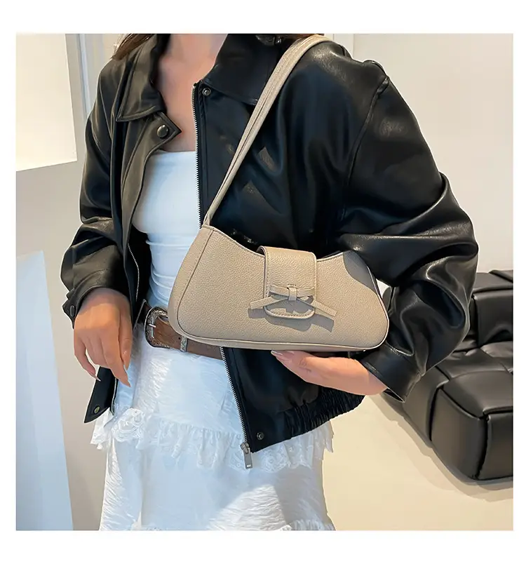 Wholesale Textured Light Luxury Handbag Small Square Bag Women's Bag — feature 23