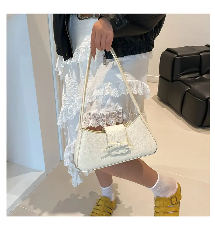 Wholesale Textured Light Luxury Handbag Small Square Bag Women's Bag — feature 25