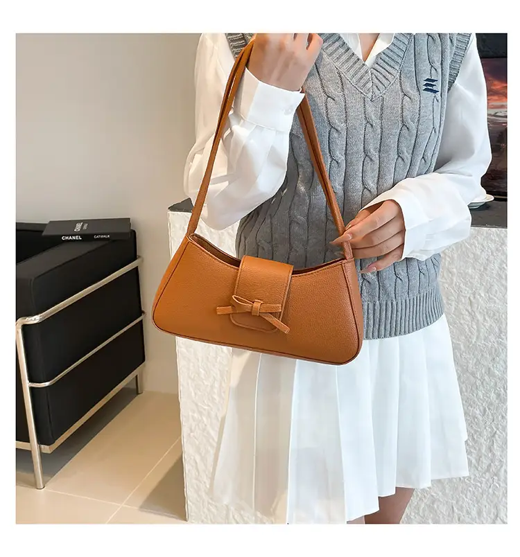 Wholesale Textured Light Luxury Handbag Small Square Bag Women's Bag — feature 9