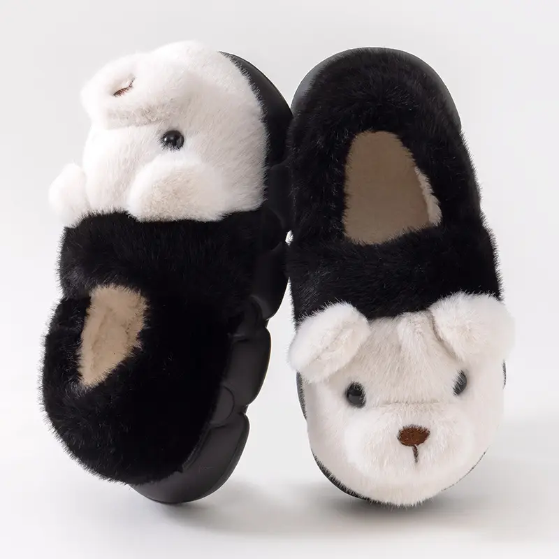 Qida Shun Winter New Style Closed-Back Cotton Slippers Couple Indoor and Outdoor Plush Warm Cotton Shoes Thickened Cotton Slippers Wholesale - Image 10